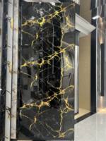 Panneau PVC UV Moderne Direct Usine - Décoration Murale Intérieure Étanche, Anti-Humidité et Insonorisante pour Maison, Villa/Hôtel