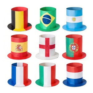 Sombrero Deportivo Personalizable con Logotipo, Estampado Completo de la Copa Mundial de Fútbol, Banderas de Estados Unidos, México y <span class=keywords><strong>Brasil</strong></span>, para Viajes y <span class=keywords><strong>Partidos</strong></span> de Fútbol - Product Image 2