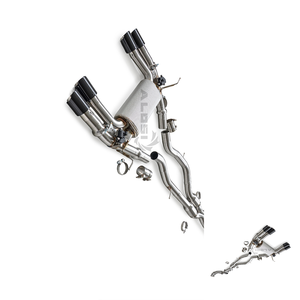 Sistema <span class=keywords><strong>de</strong></span> escape Catback <span class=keywords><strong>de</strong></span> acero inoxidable con protector <span class=keywords><strong>de</strong></span> calor y puntas negras para <span class=keywords><strong>BMW</strong></span> M3 <span class=keywords><strong>M4</strong></span> F80 F82 3.0T 2014-2019, aumento <span class=keywords><strong>de</strong></span> potencia - Product Image 3