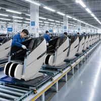 Silla de Masaje LEERCON 2026 de Pago por Uso, Estructura Comercial Resistente con Ranura para Monedas, Control de Tiempo y Base con Bloqueo Antirrobo