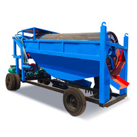 Crible à compost mobile APEX à prix d'usine, tamis à compost portable pour copeaux de bois, terre, pierre, sable