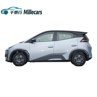 Электромобиль BYD Seagull (Dolphin Mini) 2023 года, запас хода 405 км, батарея Blade 38.88 кВт·ч, быстрая зарядка, автоматическая коробка передач, левый руль, темно-серый цвет.