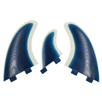 Aileron de planche de surf UPSURF Double Tabs en fibre de verre MR Twin Fin/Tri Fin
