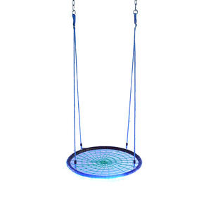 All'ingrosso moda di alta qualità da giardino all'aperto <span class=keywords><strong>ragnatela</strong></span> rotonda per bambini ha condotto <span class=keywords><strong>la</strong></span> tessitura altalena - Product Image 6