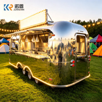 Remorque alimentaire avec cuisine complète, remorque alimentaire mobile, remorque de restauration entièrement équipée, armoires aux normes américaines