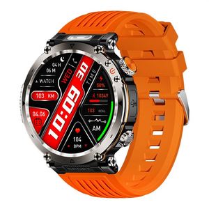 กลางแจ้งสมาร์ทวอทช์ผู้หญิงผู้ชาย IP68กันน้ำได้, อุปกรณ์ติดตามการออกกำลังกายมีสายสแตนเลส HT30นาฬิกาอัจฉริยะ - Product Image 5