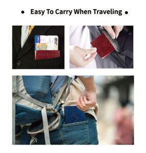 Newest Design Make Your Own Logo Pu Leather Pink Passport Holder and Pink Luggage Tag <b>Gift</b> <b>Set</b> - Product Image 2
