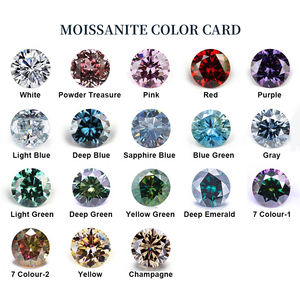 Оптовая продажа, Свободный Муассанит, бриллиант с сертификатом, камень VVS1, прозрачность, цвет, белые драгоценные камни для ювелирных изделий из муассанита - Product Image 4