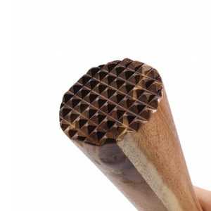 ANFO - Muddler Manual de Madera de Acacia de Doble Cabeza para Hielo Picado, Limón y Cócteles - Product Image 4