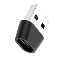 Adaptador Tipo-C a USB | EN EXISTENCIA Adaptador USB 2,0 de carga para teléfono portátil con convertidor de 2 a 1/2/C
