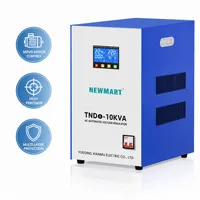 Regulador Automático de Voltaje CA de 0.5kVA, 1kVA, 2kVA, 220V, Tipo Servomotor, Monofásico, Estabilizador de Energía para Hogar y Oficina