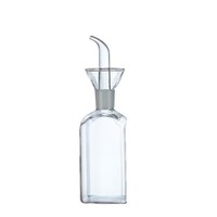 L pot minyak kaca borosilikat tinggi dengan timbangan di botol dapur dan toples
