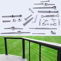 Système de garde-corps en acier inoxydable 304 316 pour balcon, clôture en treillis métallique, garde-corps en câble pour escalier, terrasse