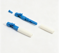 Factory Price FTTH LC UPC APC Fiber Optic Fast Connector Pre-embedded Single Mode Optical Fiber Quick Connector for Drop Cable
