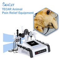 Máquina de Terapia Física Veterinaria Skalet Tecar RF, Equipo Multifuncional de Fisioterapia para Alivio del Dolor en Animales, Terapia Profunda para el Hogar