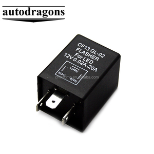 Autodragons - Relé Intermitente LED de 3 Pines CF13GL02 de 12 V para Automóviles y Motocicletas - Product Image 1