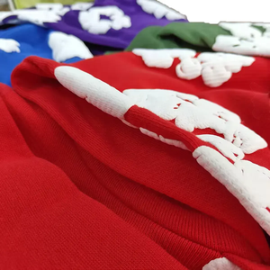 เสื้อยืดแฟชั่นคุณภาพสูงปี 2025 ลายพิมพ์ Shark 555 ของแท้ 1:1 จากผู้ขายชั้นนำ พร้อมส่ง  สต็อก x Vvs Spider Hoodie 1.1 - Product Image 6