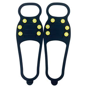 Nouvelle paire de pinces <span class=keywords><strong>à</strong></span> <span class=keywords><strong>glace</strong></span> en TPE pour chaussures, crampons de traction <span class=keywords><strong>à</strong></span> neige faciles <span class=keywords><strong>à</strong></span> installer avec pointes antidérapantes pour la randonnée, l'escalade et l'hiver - Product Image 4