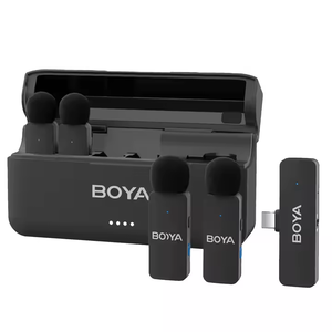 USD232 ücretsiz gemi BO YA BY-V4U kablosuz yaka mikrofonu iPhone Android telefon PC için YouTube Video kayıt Vlog - Product Image 1