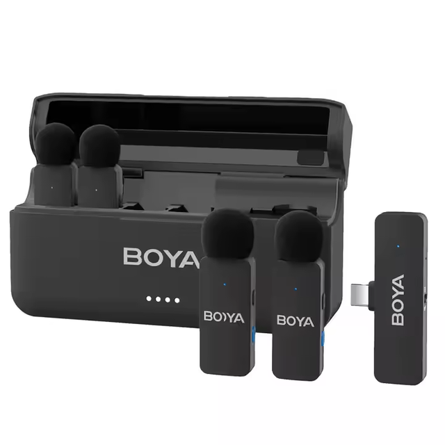 USD232 Free Ship BO YA BY-V4U Wireless Lavalier Lapel Microphone for iPhone Android Phone PC YouTube Video Recording Vlog