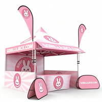 Gazebo commercial sur mesure pour la promotion de marques et les événements sportifs