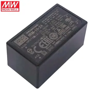 MeanWell电源IRM-10-15 10W 15V 0.67a交流DC印刷电路板安装绿色电源模块