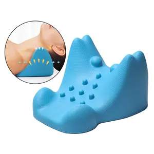 Neck Shoulder Relaxer Chiropractic Pillow Massage Point Neck Stretcher for Muscle Relax