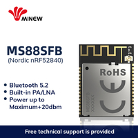 Módulos Inalámbricos RF Bluetooth Ble 5.4 de Largo Alcance de 600M con Malla ANT, LNA y PA de 2.4GH, compatibles con Zigbee Thread, nRF52840 nRF21540 Nórdicos