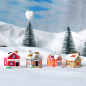 Decoración Navideña al por Mayor para Casas de Muñecas, Miniaturas, Artesanías de Resina, Accesorios DIY, Accesorios para Crear Atmósfera Navideña en Casas Pequeñas - Product Image 6