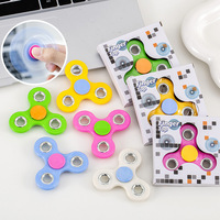 Spinner de mano al por mayor, juguete giratorio de plástico para dedos, Fidget Spinner con rodamiento para niños