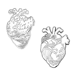 Spille smaltate personalizzate OEM ODM all'ingrosso per fabbriche, distintivi smaltati a forma di dinosauro, spille da bavero con figure di creature <span class=keywords><strong>preistoriche</strong></span>, distintivi realistici - Product Image 6