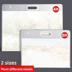 Công Việc Di Động Lưu Trữ Túi Cho Sinh Viên Nghệ Thuật 4K 8K Phác Thảo Tập Tin <span class=keywords><strong>Frosted</strong></span> Túi Xách Người Giữ Cuốn Sách Làm Bằng Bền <span class=keywords><strong>PP</strong></span> Chất Liệu - Product Image 5