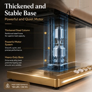 Meilleures ventes : Mobilier d'esthétique - Lit <span class=keywords><strong>de</strong></span> cils incurvé à base dorée, Lit <span class=keywords><strong>de</strong></span> soin du visage électrique, Table <span class=keywords><strong>de</strong></span> massage <span class=keywords><strong>de</strong></span> luxe pour spa, Lit pour extensions <span class=keywords><strong>de</strong></span> cils - Product Image 5