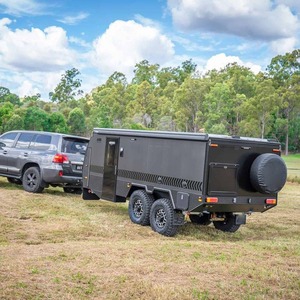 Camping 4x4, Camioneta de Plataforma Plana, Toldo de Aluminio Plegable, Mini Toldo Extensible Impermeable, Ligero, Moderno, con Suspensión Independiente - Product Image 2