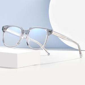 Monturas de Gafas Cuadradas Transparentes de Acetato 5257 Unisex para Adultos, Aptas para Todas las Formas de Rostro - Product Image 1