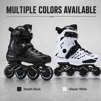 Patins à roulettes en ligne pour adultes, 4 roues en une seule rangée, cadre en aluminium, tige respirante, pour la course de compétition, vente en gros
