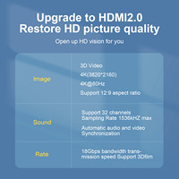 Mindpure HDMI 2.0b Fiber Optik Kablo Uzun AOC Aktif Optik Kablo 18Gbps Silikon Hat Çipi II-VI 4K 60Hz 4:4:4 Büyük Projektörler için