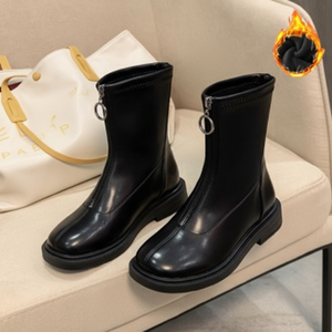 Scarpe di sicurezza LK-W808N alla moda da donna stivali con fodera in pile di Design medio - Product Image 1