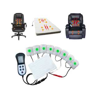 Özelleştirilmiş 8 motorlar için isıtma pedi fabrika titreşim masaj koltuğu aksesuarları titreşim parçaları ile geri masaj Recliner - Product Image 1