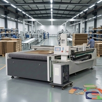 Machine de découpe numérique CNC à plat pour boîtes en carton ondulé, modèle 1070, pour emballage alimentaire automatique