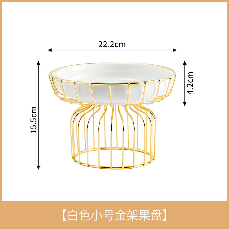 [Petit blanc] Assiette de fruits en fer