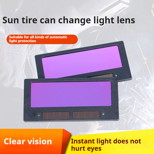 Auto oscuramento <span class=keywords><strong>occhiali</strong></span> di <span class=keywords><strong>saldatura</strong></span> con sensore solare e lenti blu per oscuramento sotterraneo - Product Image 2