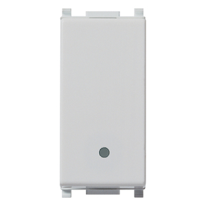 Interruttore a Muro 1P 10AX Argento 4.1x2.8x5.3 Cm Per Installazione Elettrica - Product Image 1