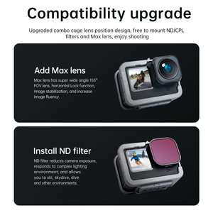 Cage en aluminium Telesin, cage vidéo en métal, <span class=keywords><strong>cadre</strong></span> de protection pour caméra GoPro 11/10/9 - Product Image 3