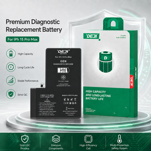 Batterie de remplacement sans avertissement de mise en garde pour iPhone 14 Pro Max, marque DEJI, fournie aux distributeurs de pièces - Product Image 4