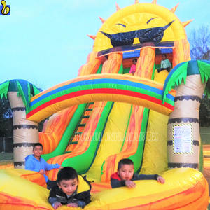 Scivolo d'Acqua Gonfiabile Estivo per Parco/Festa/Spiaggia, Scivolo Acquatico Paradiso del Sole - Product Image 5