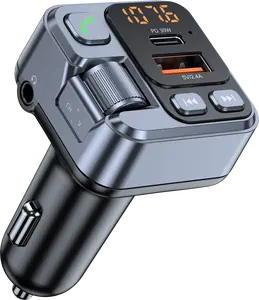 Автомобильный Bluetooth-приемник со светодиодным дисплеем и Fm-трансмиттером