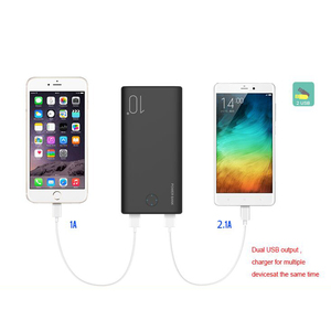 باور بانك من الموردين الصينيين لعام 2020، بطارية بوليمر، مدخلان ومخرجان، شاحن محمول بسعة 10000 مللي أمبير - Product Image 2