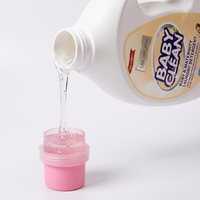 Deterjen Cair Pakaian Bayi Sekali Pakai 2L Berbahan Dasar Tumbuhan Biodegradable Hipoalergenik Lembut untuk Perawatan Kulit Bayi
