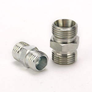 Adaptador de manguera métrica hombre morder Tybe tubo <span class=keywords><strong>racor</strong></span> recto para 1C 1D hidráulica - Product Image 2